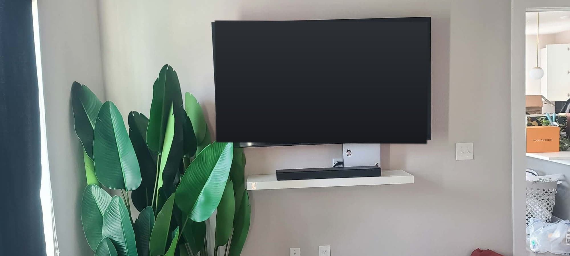 TV mounting work by Austin Mounting, serving Zilker